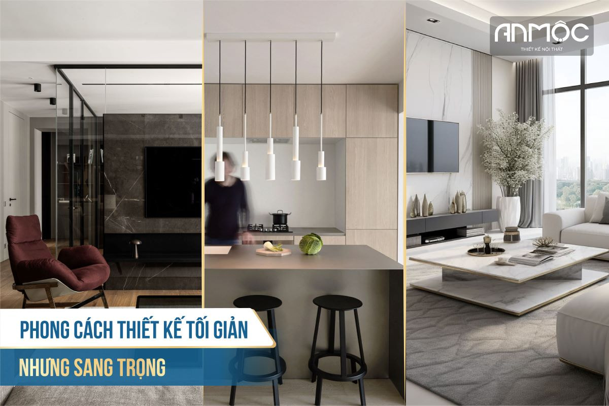 Phong cách thiết kế tối giản nhưng sang trọng