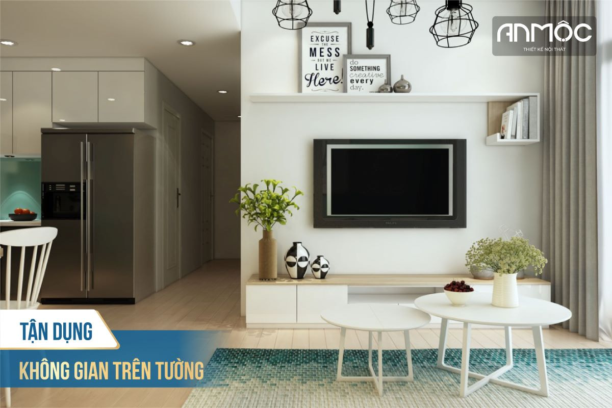 Tận dụng không gian trên tường