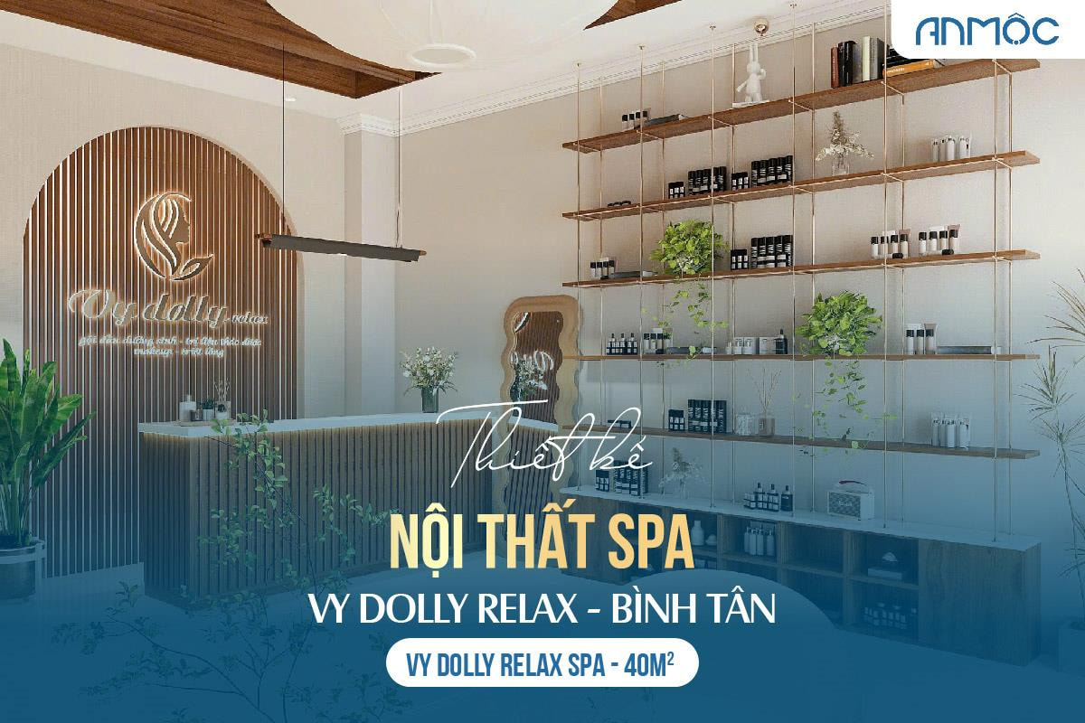 Thiết kế nội thất spa Vy Dolly Relax Bình Tân