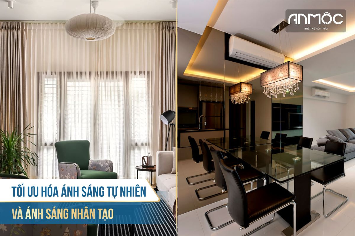 Tối ưu hóa ánh sáng tự nhiên và ánh sáng nhân tạo