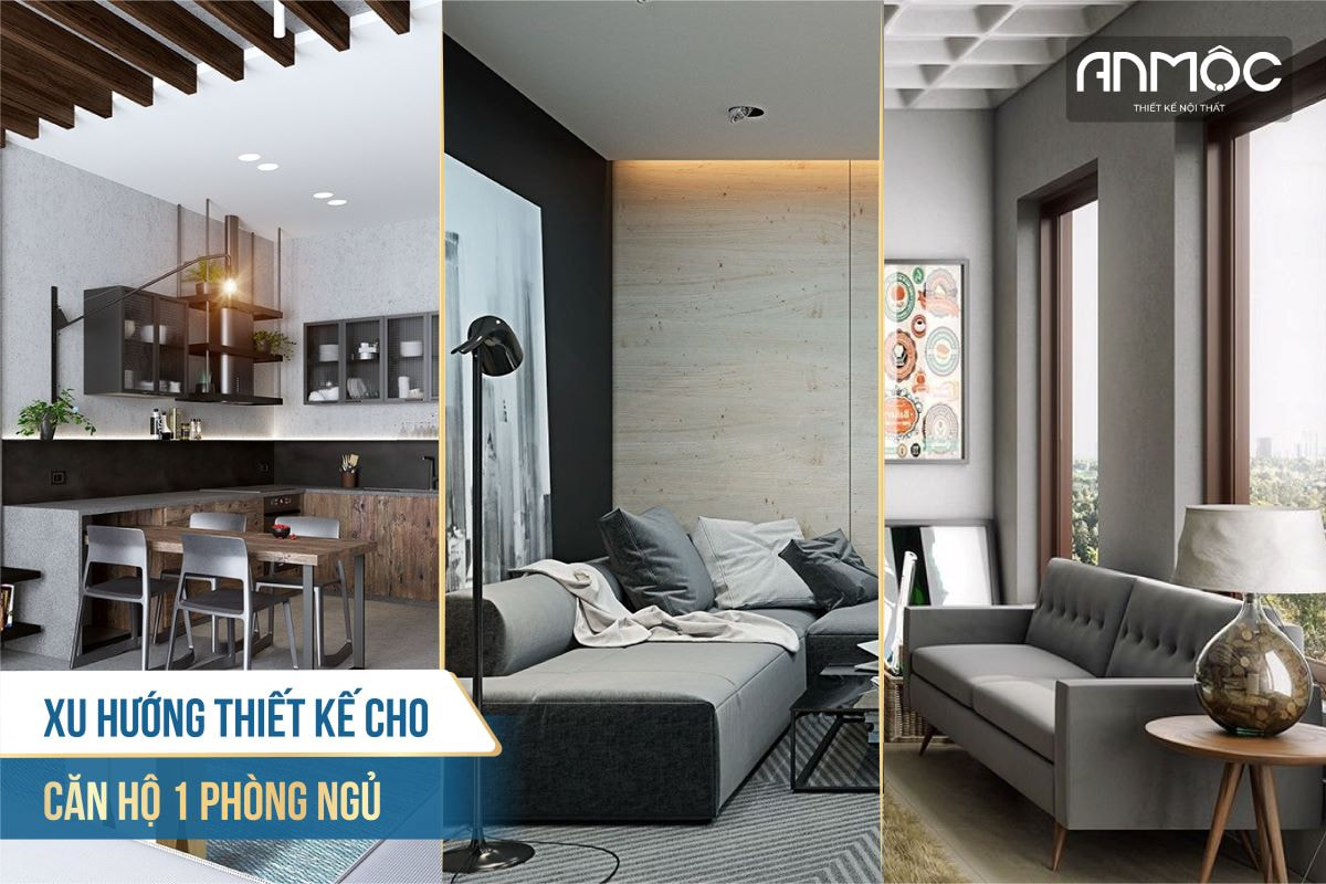 Xu hướng thiết kế cho căn hộ 1 phòng ngủ