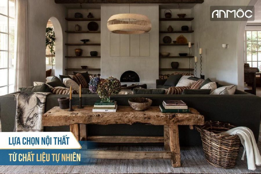 Phong cách thiết kế nội thất Rustic