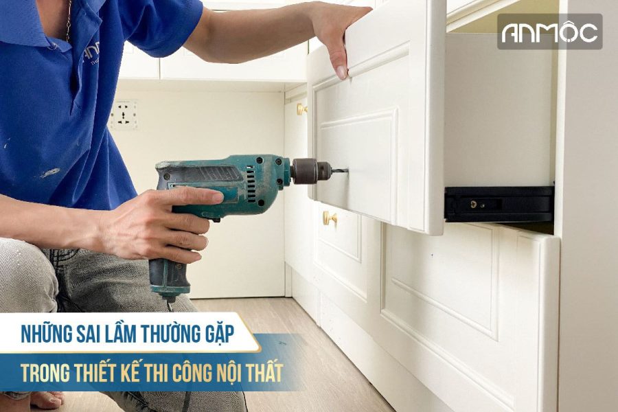 Những sai lầm thường gặp trong thiết kế thi công nội thất