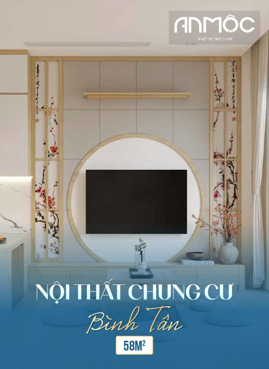 Mẫu Thiết Kế Nội Thất Chung Cư Bình Tân 58m2