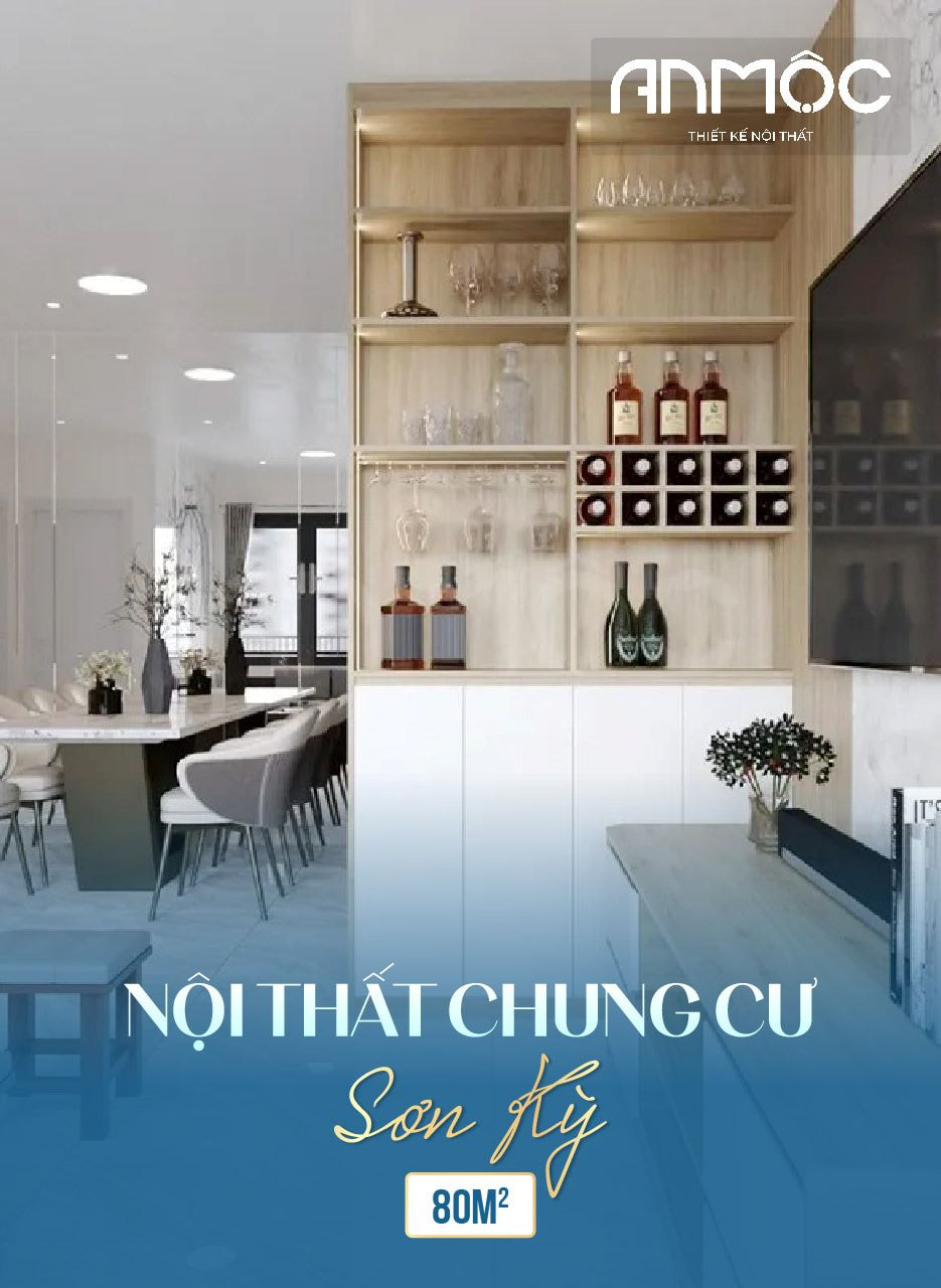 Mẫu Thiết Kế Nội Thất Chung Cư Sơn Kỳ 80m2, Tân Phú