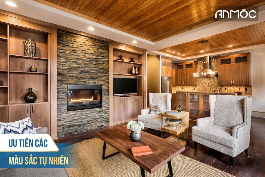 Phong cách thiết kế nội thất Rustic