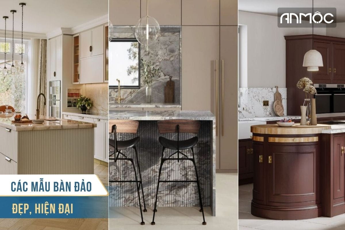 Khám phá những mẫu bàn đảo đẹp, hiện đại