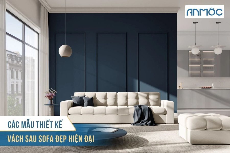 Ý tưởng trang trí vách sau sofa cho phòng khách