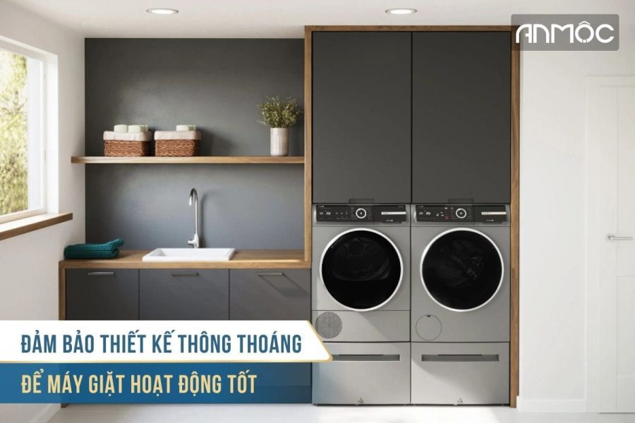 Tổng hợp mẫu tủ máy giặt đẹp hiện đại cho mọi gia đình