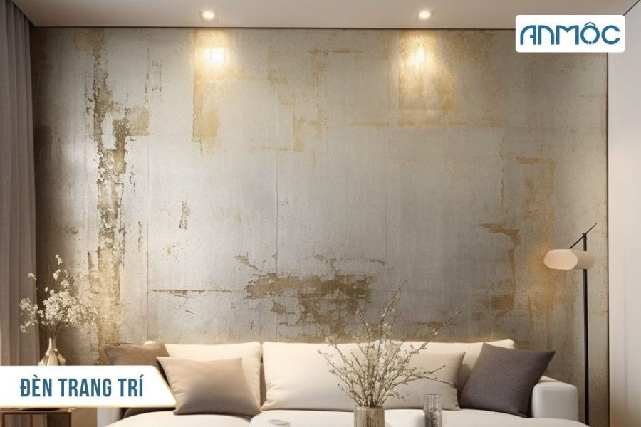 Ý tưởng trang trí vách sau sofa cho phòng khách