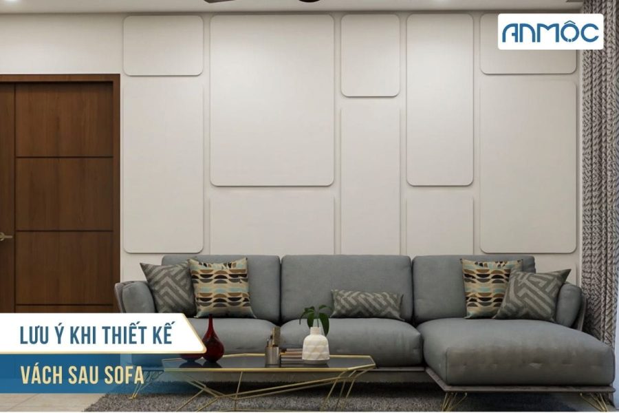 Ý tưởng trang trí vách sau sofa cho phòng khách