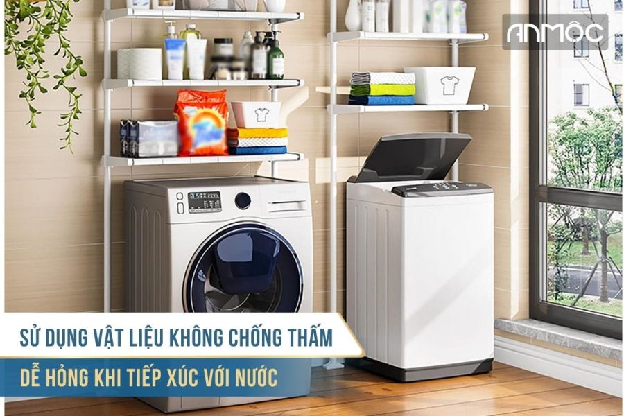 Tận dụng ban công lô gia làm khu giặt đồ hiệu quả