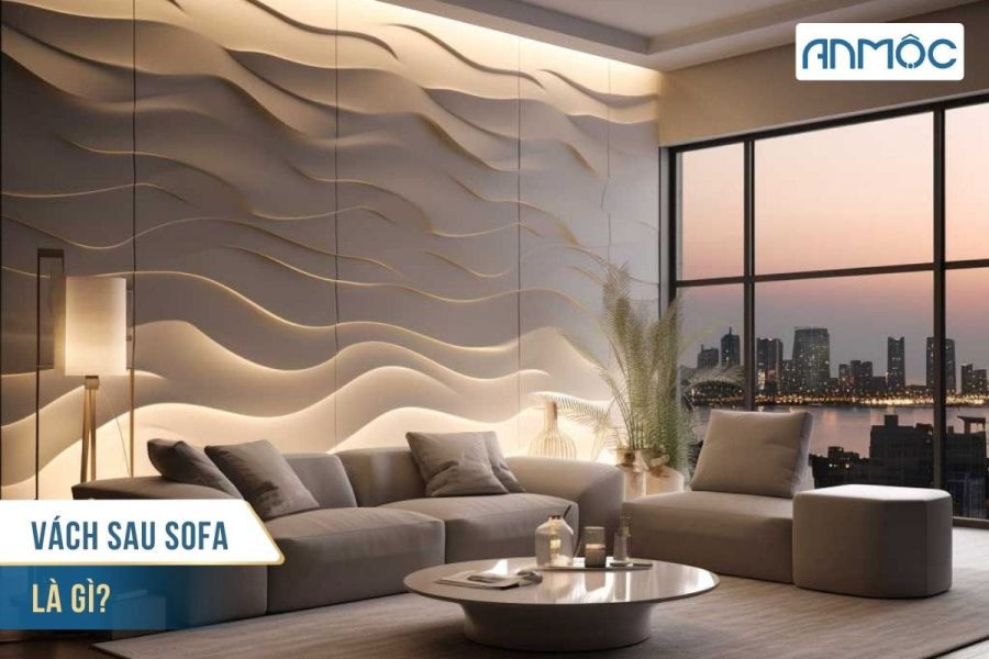 Ý tưởng trang trí vách sau sofa cho phòng khách