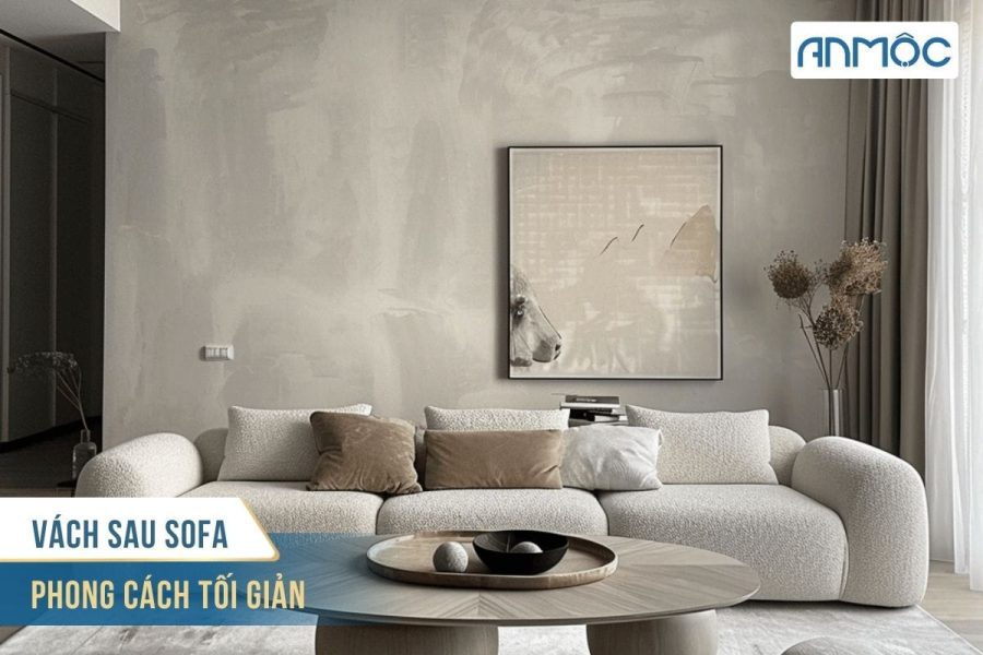 Ý tưởng trang trí vách sau sofa cho phòng khách