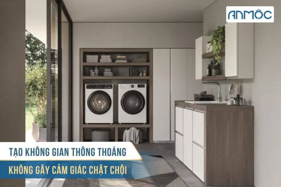 Ý tưởng thiết kế phòng giặt đồ