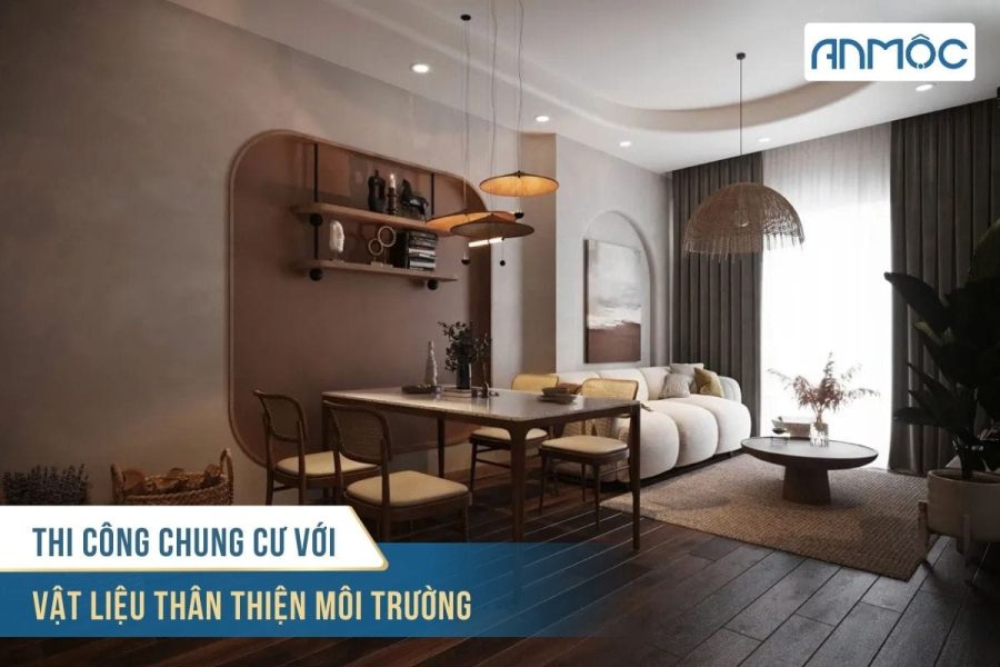 Mẫu thi công nội thất chung cư đẹp hiện đại đón đầu xu hướng