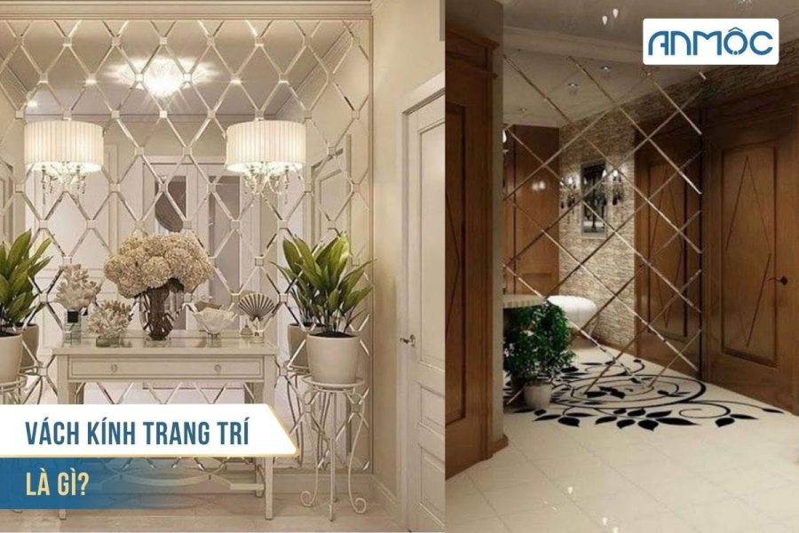 Vách kính trang trí - Thổi hồn cho không gian sống