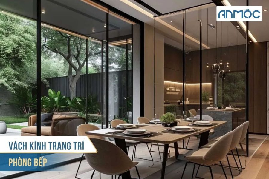 Vách kính trang trí - Thổi hồn cho không gian sống