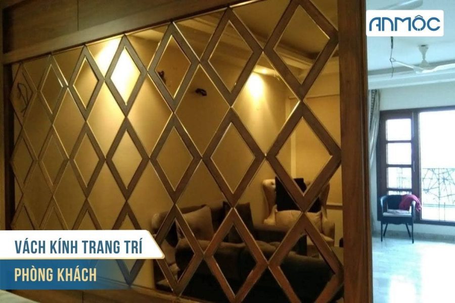 Vách kính trang trí - Thổi hồn cho không gian sống