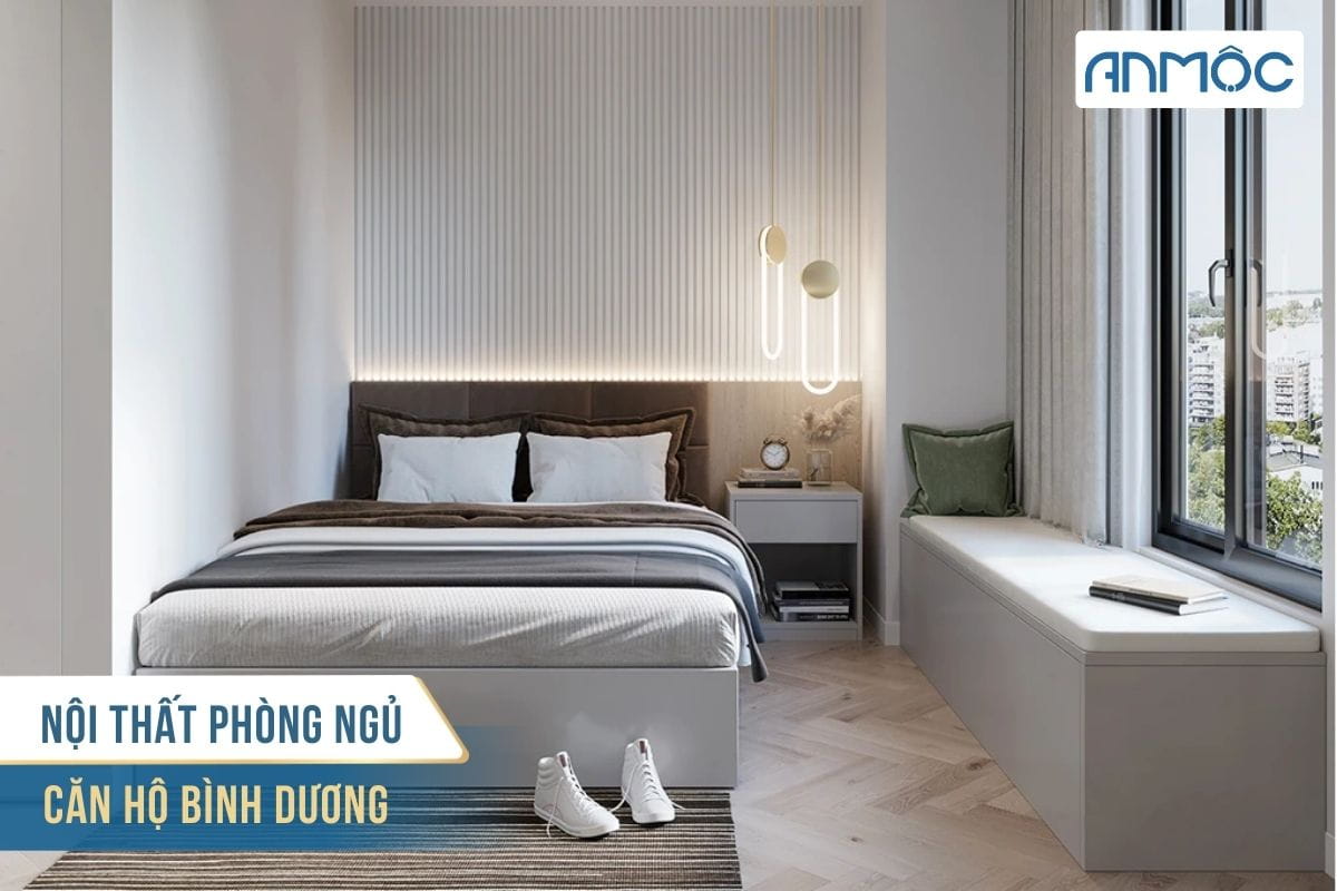 Nội thất phòng ngủ căn hộ Bình Dương