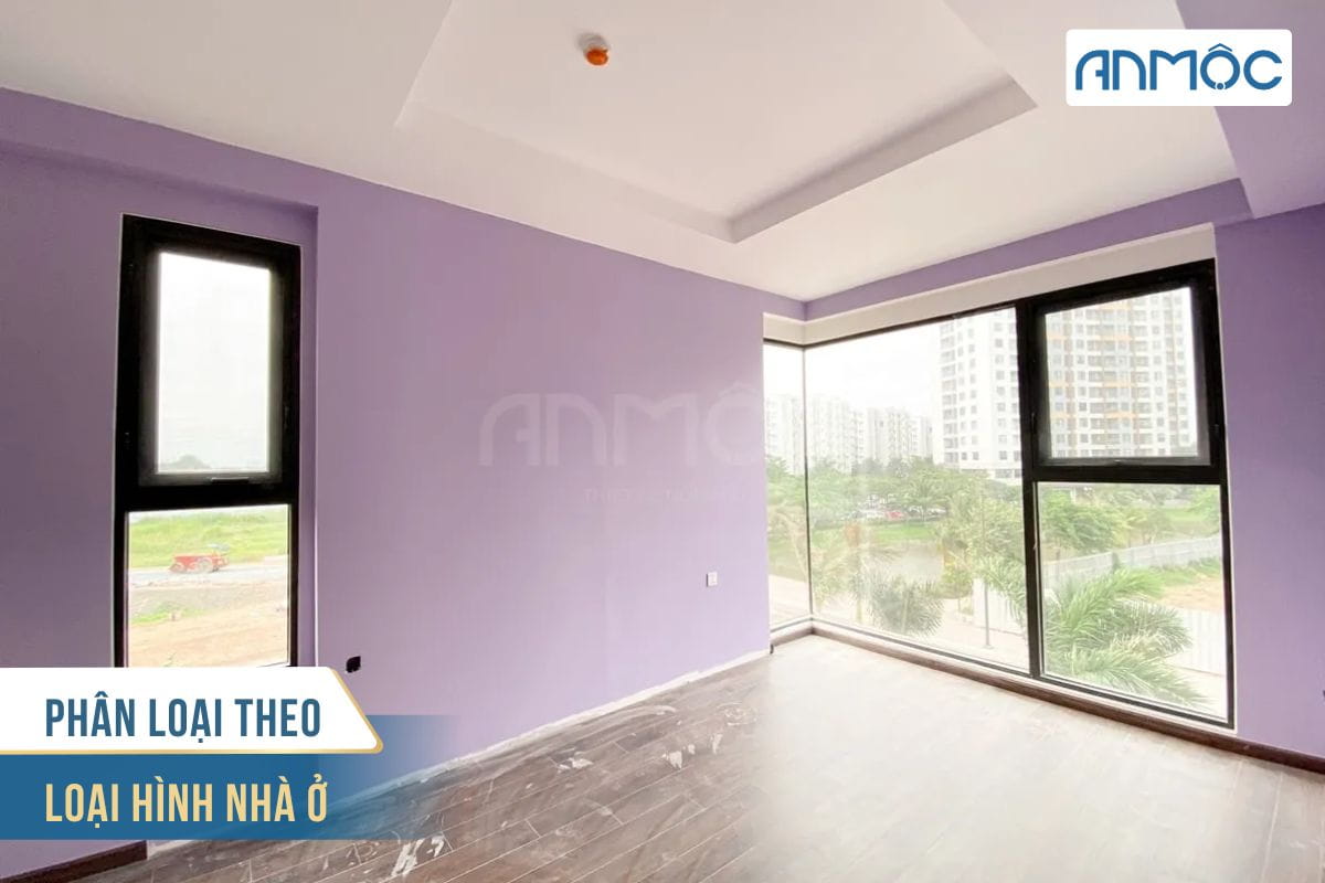 Phân loại theo loại hình nhà ở và không gian sống