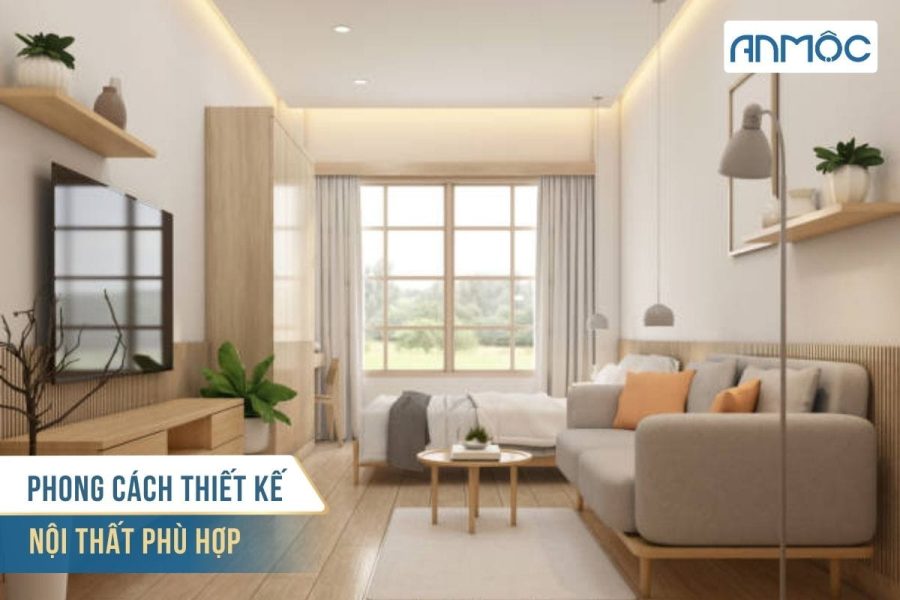 Phong cách thiết kế nội thất phù hợp