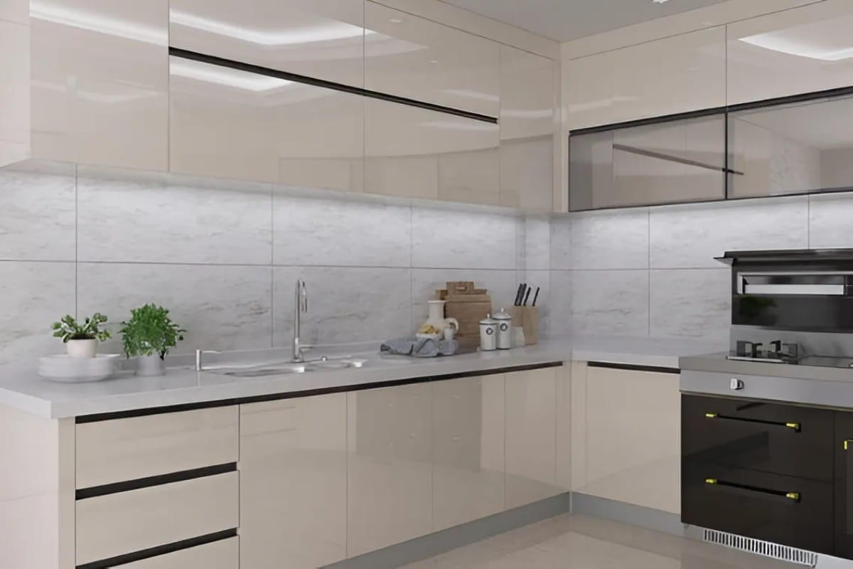 Mẫu thiết kế nội thất chung cư hiện đại với chất liệu nhựa acrylic