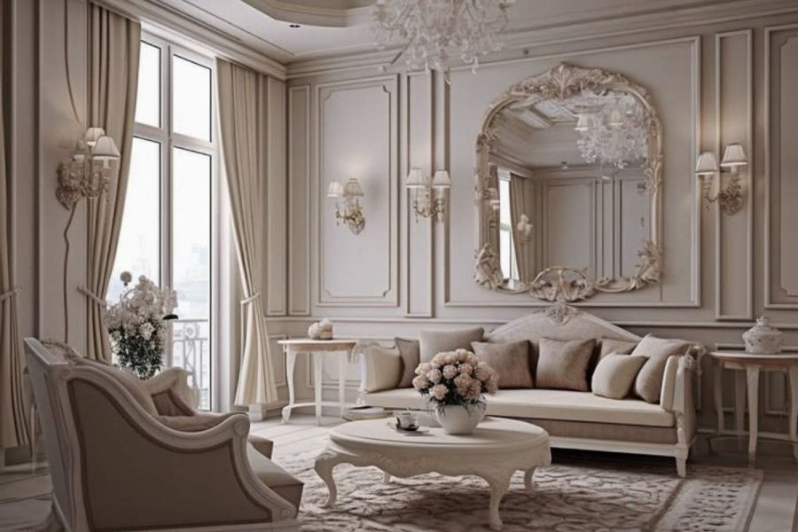 Thiết kế nội thất phong cách cổ điển sang trọng và đẳng cấp cho căn hộ 90m2