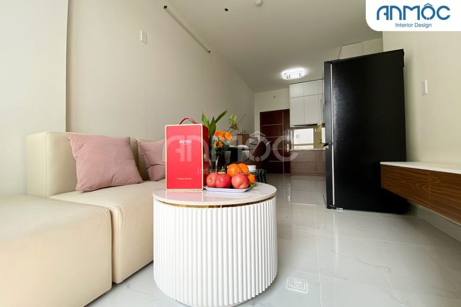 Nội thất phòng khách | Nội thất chung cư Tô Ký Tower 56m2 quận 12