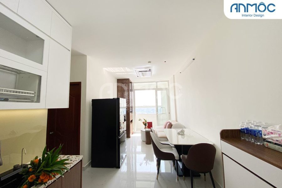 Nội thất phòng ăn | Nội thất chung cư Tô Ký Tower 56m2 quận 12