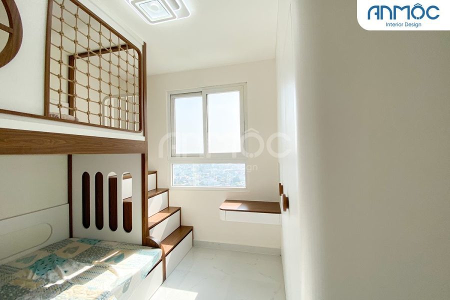 Nội thất phòng ngủ cho bé | Nội thất chung cư Tô Ký Tower 56m2 quận 12