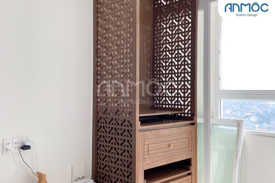 Nội thất phòng khách | Nội thất chung cư Tô Ký Tower 56m2 quận 12