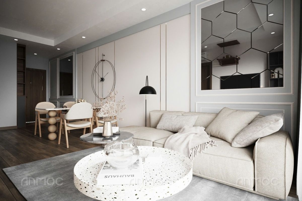 Thiết kế nội thất chung cư Opal Boulevard 65m2