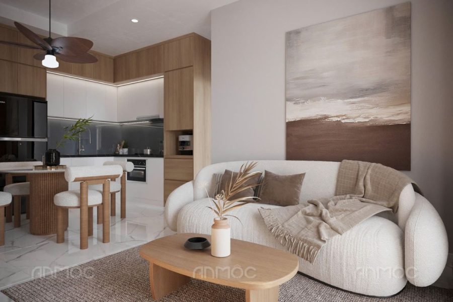 Nội thất phòng khách | Chung cư The Pegasuite II 45m2