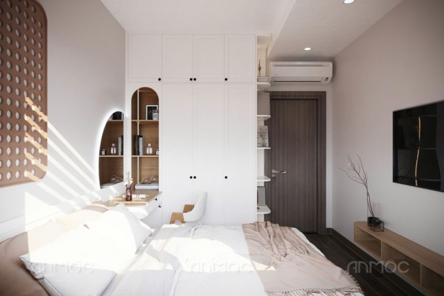 Nội thất phòng ngủ | Chung cư The Pegasuite II 45m2