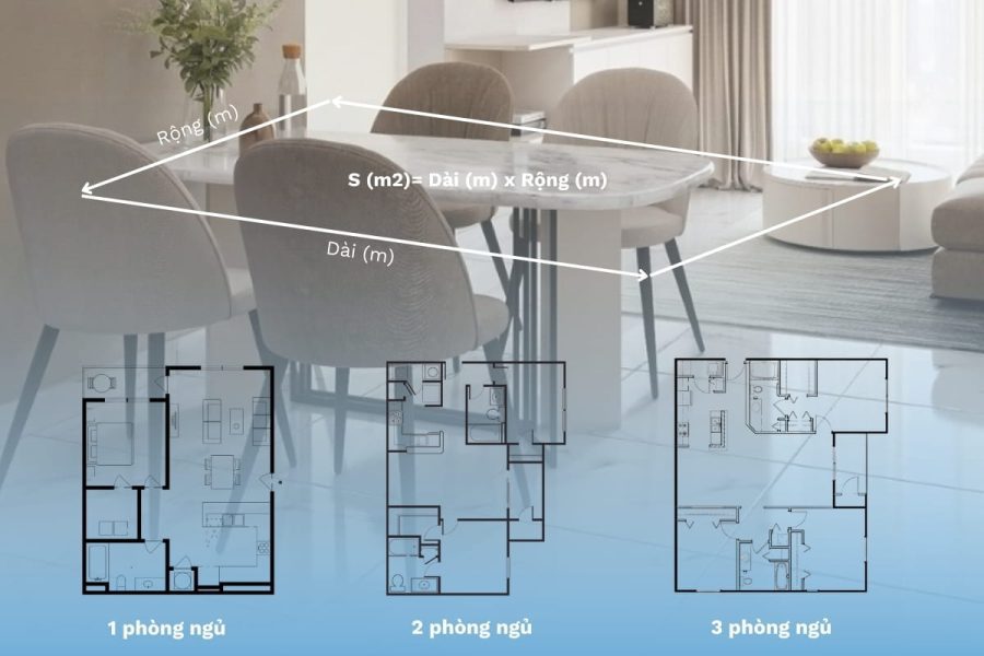 Tùy thuộc vào diện tích và số phòng ngủ mà chi phí nội thất sẽ khác nhau