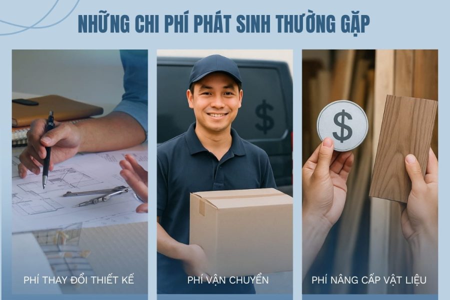 Những chi phí phát sinh thường gặp