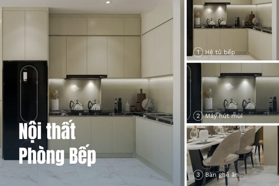 Các nội thất phòng bếp cơ bản