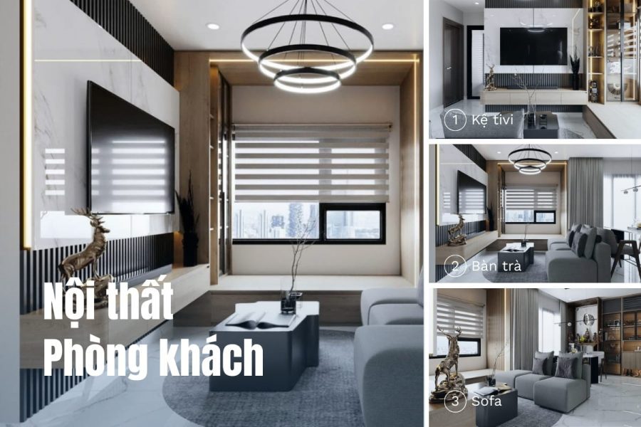 Các nội thất phòng khách cơ bản