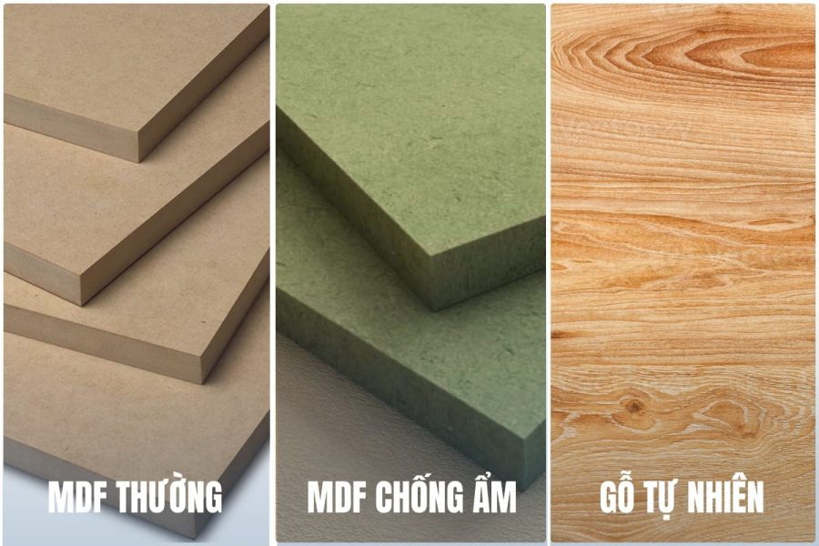 3 loại chất liệu phổ biến