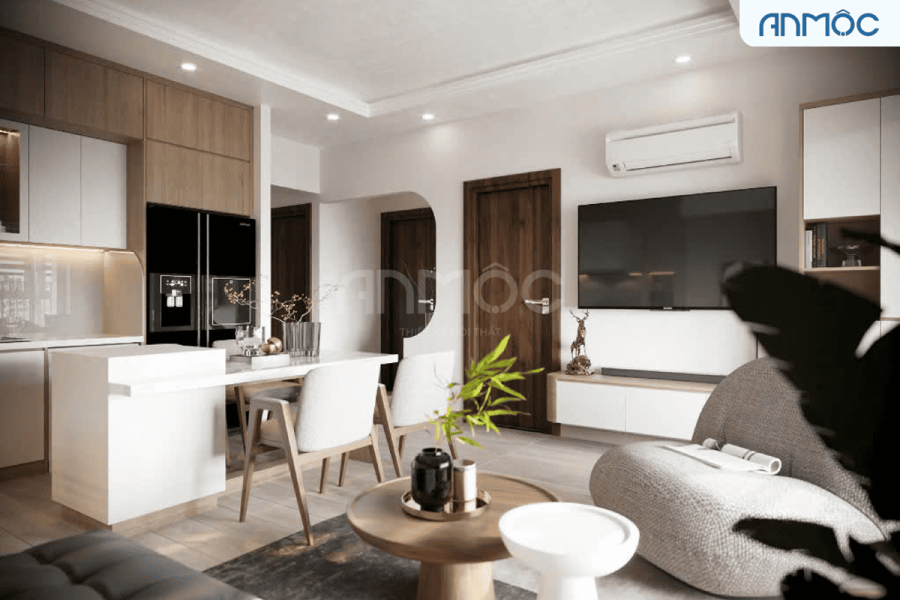 Nội thất phòng bếp - Thiết kế nội thất chung cư Cantavil An Phú 80m2