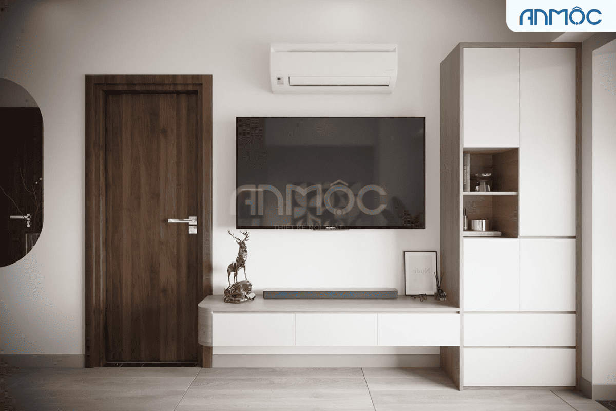 Nội thất phòng khách - Thiết kế nội thất chung cư Cantavil An Phú 80m2