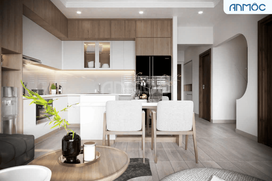 Nội thất phòng bếp - Thiết kế nội thất chung cư Cantavil An Phú 80m2