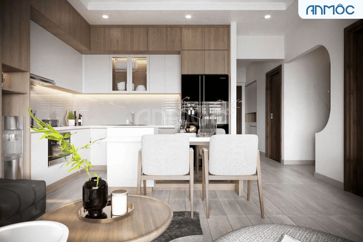 Nội thất phòng bếp - Thiết kế nội thất chung cư Cantavil An Phú 80m2