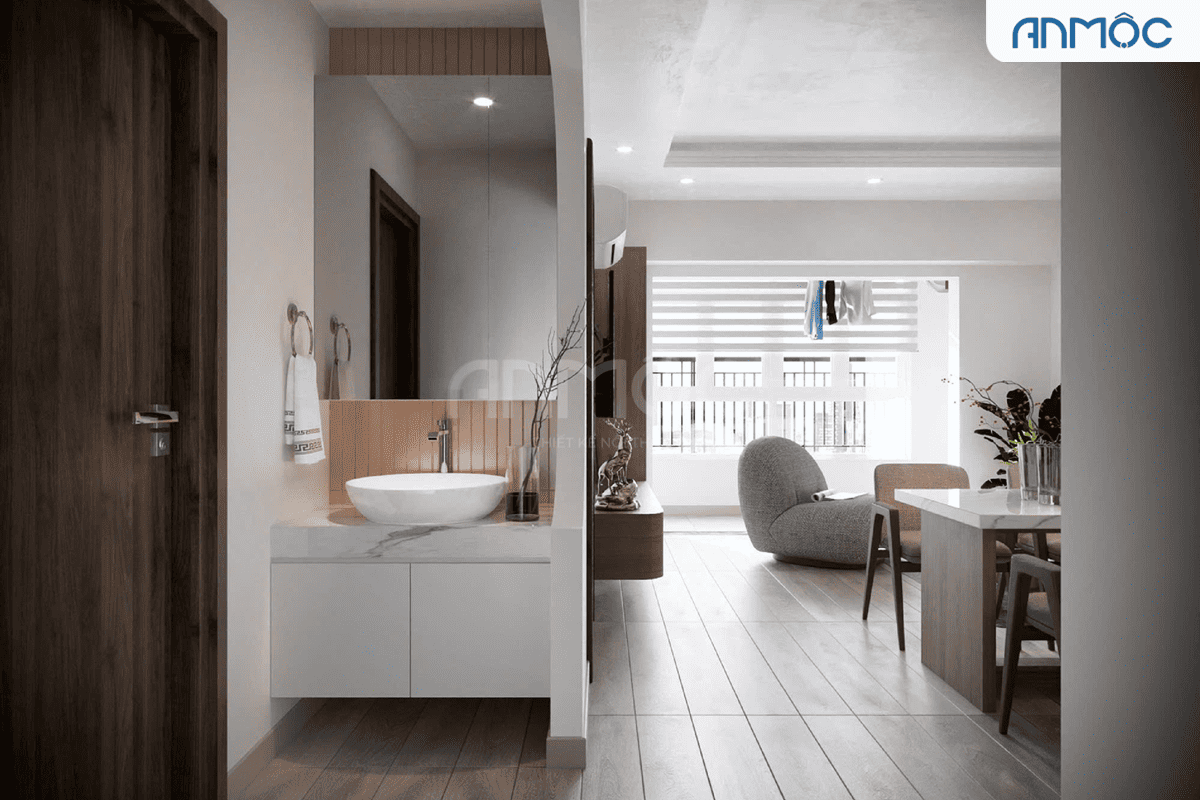 Nội thất phòng bếp - Thiết kế nội thất chung cư Cantavil An Phú 80m2