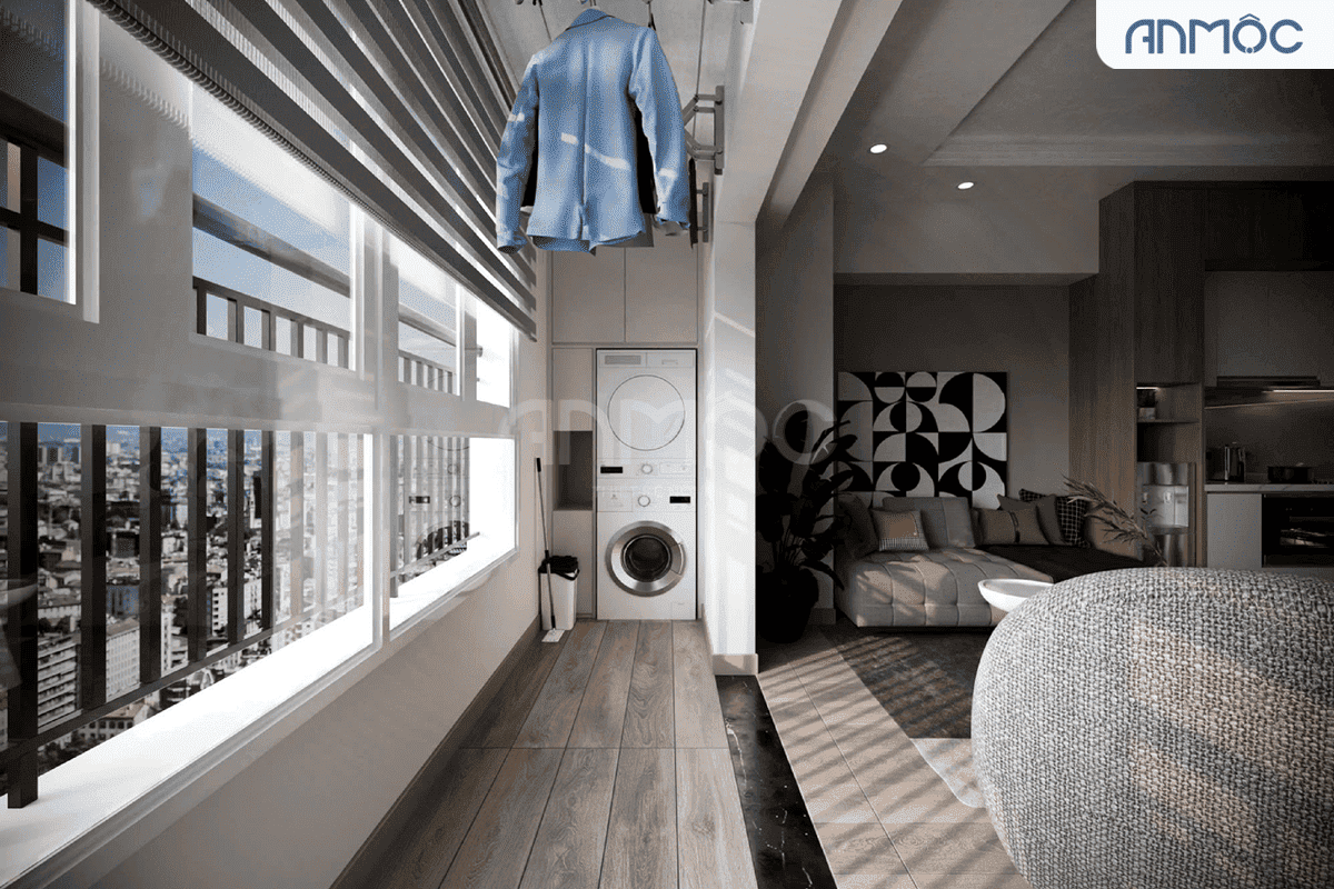 Nội thất ban công - Thiết kế nội thất chung cư Cantavil An Phú 80m2