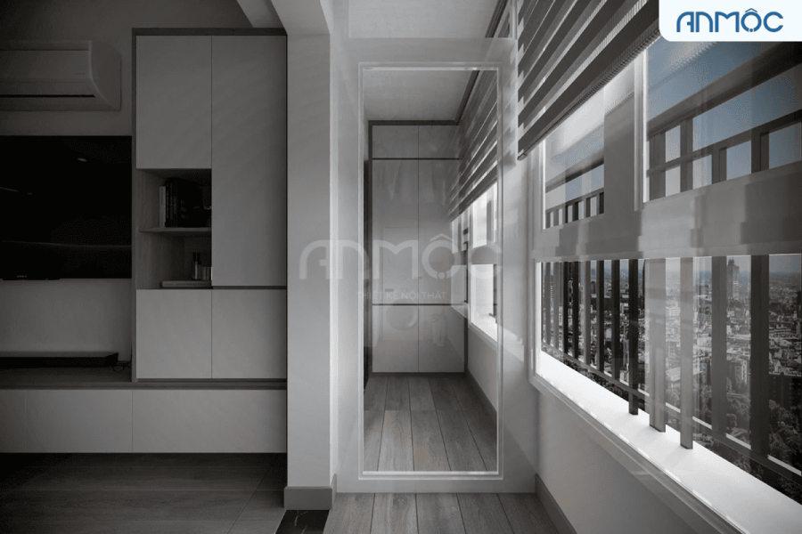 Nội thất ban công - Thiết kế nội thất chung cư Cantavil An Phú 80m2