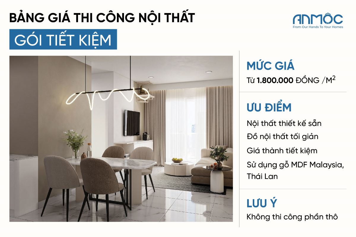 Bộ Sưu Tập 10+ Mẫu Thiết Kế Nội Thất Chung Cư Vinhomes 2025 429 Bảng giá thi công nội thất gói tiết kiệm