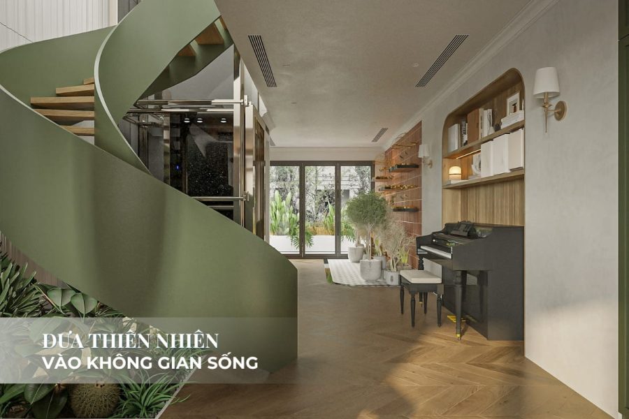 Đưa thiên nhiên vào không gian sống