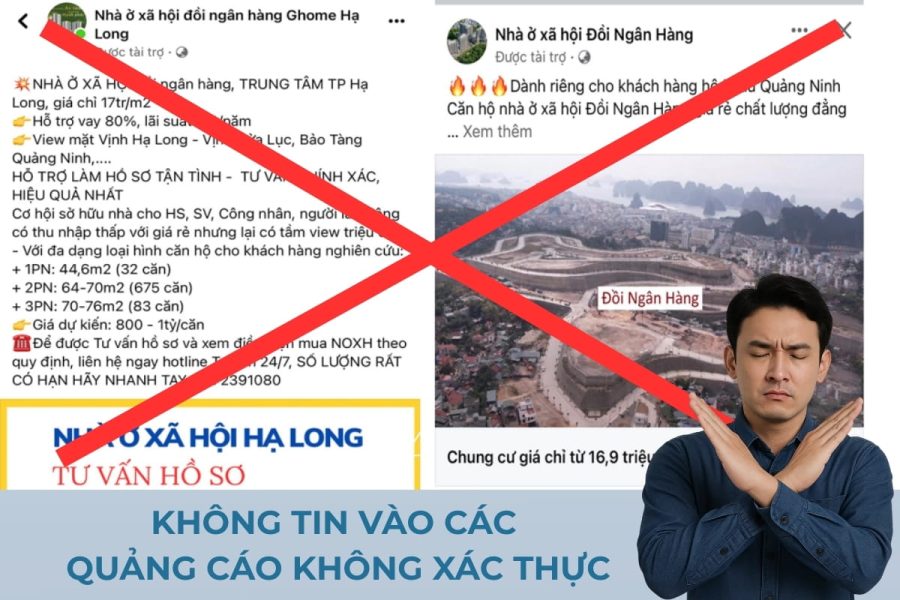 Không tin vào các quảng cáo không xác thực